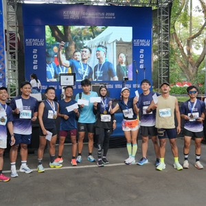 Race photo from KEMLU RUN 2026
