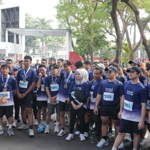 Race photo from KEMLU RUN 2026