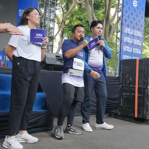 Race photo from KEMLU RUN 2026