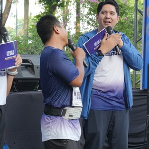 Race photo from KEMLU RUN 2026