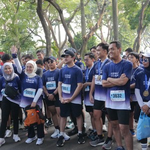 Race photo from KEMLU RUN 2026