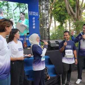 Race photo from KEMLU RUN 2026