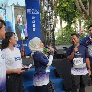 Race photo from KEMLU RUN 2026