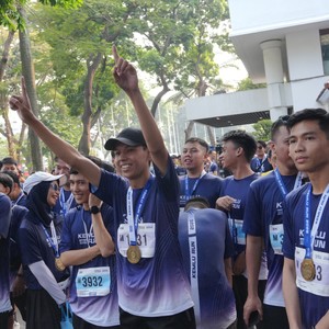 Race photo from KEMLU RUN 2026