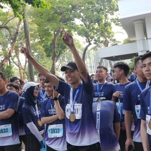 Race photo from KEMLU RUN 2026