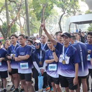 Race photo from KEMLU RUN 2026
