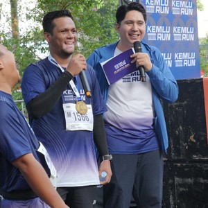 Race photo from KEMLU RUN 2026