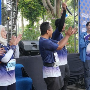 Race photo from KEMLU RUN 2026