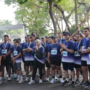 Race photo from KEMLU RUN 2026