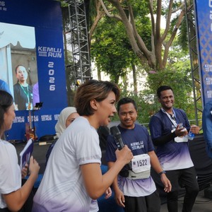 Race photo from KEMLU RUN 2026