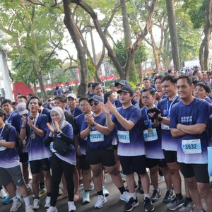 Race photo from KEMLU RUN 2026