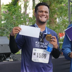 Race photo from KEMLU RUN 2026