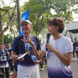 Race photo from KEMLU RUN 2026