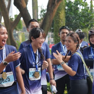 Race photo from KEMLU RUN 2026