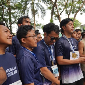 Race photo from KEMLU RUN 2026