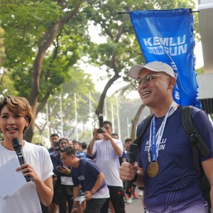 Race photo from KEMLU RUN 2026