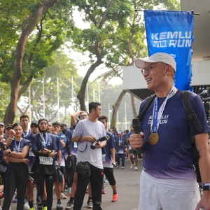 Race photo from KEMLU RUN 2026