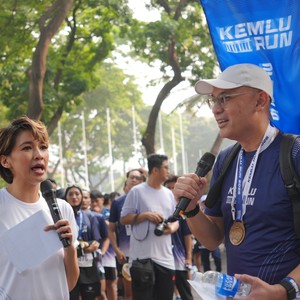 Race photo from KEMLU RUN 2026