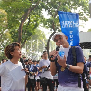 Race photo from KEMLU RUN 2026