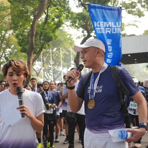 Race photo from KEMLU RUN 2026