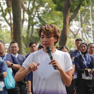 Race photo from KEMLU RUN 2026