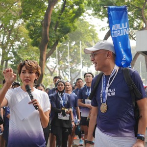 Race photo from KEMLU RUN 2026