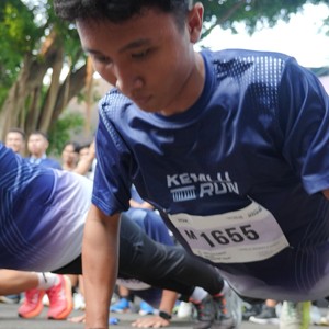 Race photo from KEMLU RUN 2026