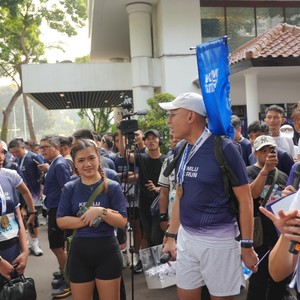 Race photo from KEMLU RUN 2026