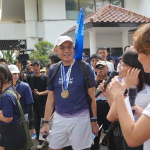 Race photo from KEMLU RUN 2026