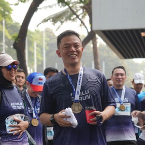 Race photo from KEMLU RUN 2026