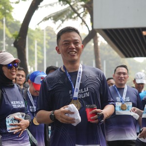 Race photo from KEMLU RUN 2026