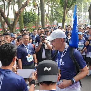 Race photo from KEMLU RUN 2026