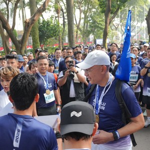 Race photo from KEMLU RUN 2026