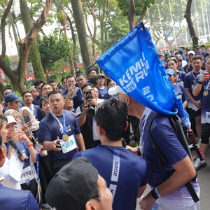 Race photo from KEMLU RUN 2026