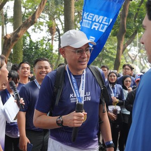 Race photo from KEMLU RUN 2026