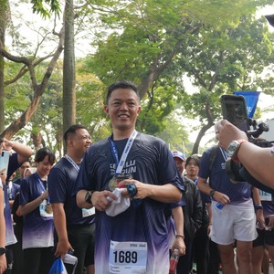 Race photo from KEMLU RUN 2026