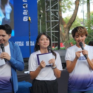 Race photo from KEMLU RUN 2026