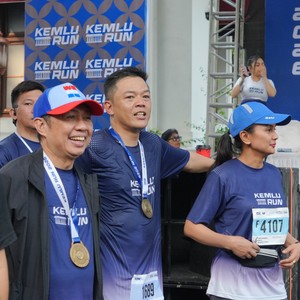 Race photo from KEMLU RUN 2026