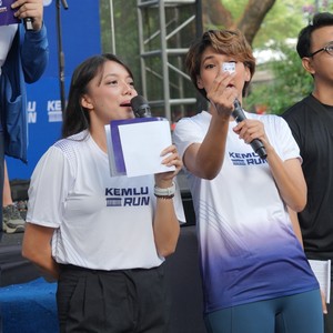 Race photo from KEMLU RUN 2026