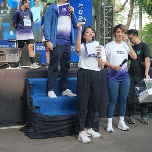 Race photo from KEMLU RUN 2026