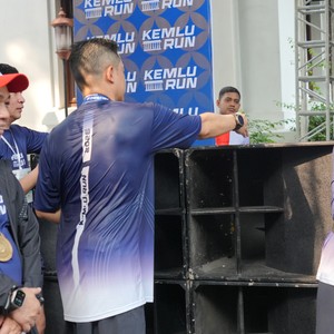 Race photo from KEMLU RUN 2026