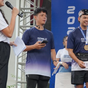 Race photo from KEMLU RUN 2026
