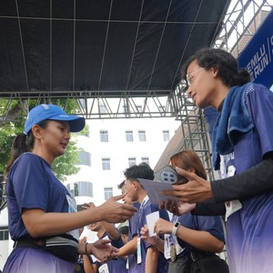 Race photo from KEMLU RUN 2026