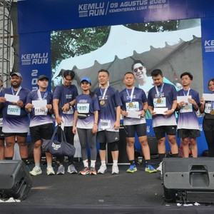 Race photo from KEMLU RUN 2026