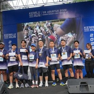 Race photo from KEMLU RUN 2026