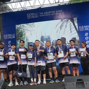 Race photo from KEMLU RUN 2026