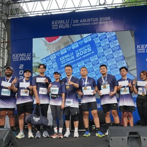 Race photo from KEMLU RUN 2026
