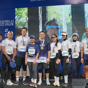 Race photo from KEMLU RUN 2026