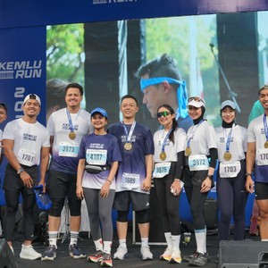 Race photo from KEMLU RUN 2026