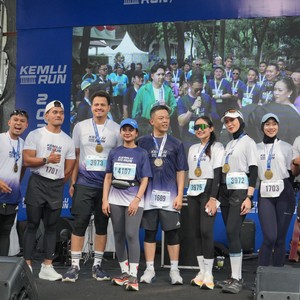 Race photo from KEMLU RUN 2026